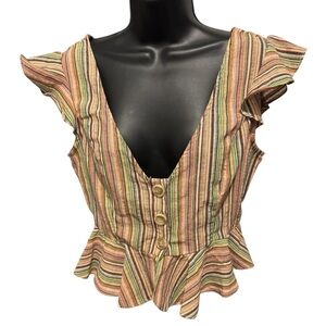 Flying Tomato sz M ruffle top